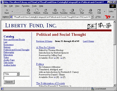 View at end of category